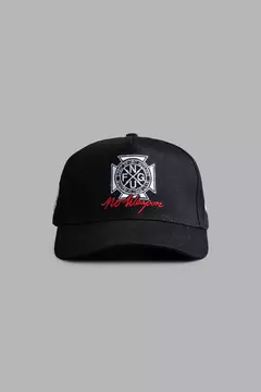 NO WEAPON 5 PANEL HAT IN BLACK - tienda en línea