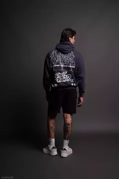 Final Boss "Pierce" Hoodie in Storm Blue - GYMVIBES