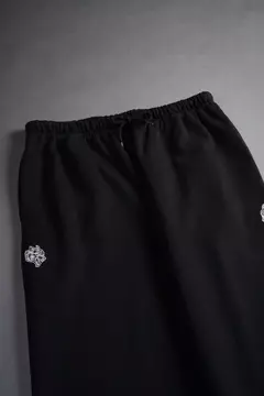 DUAL LOUNGER SWEAT PANTS IN BLACK - GYMVIBES