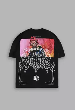 Akuma Forever "Premium" Oversized Tee in Black - comprar en línea