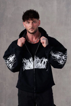 5128 - Venom Hoodies Black Wash - comprar en línea