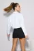 JAQUETA FEM RETRO CROPPED MANGA LONGA DZ9222.B(BRANCO-M) - Bella Donna BD
