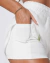Short de Corrida com Bolsos Internos - Branco - IC FIT - Suplementos e Moda Fitness com Entrega para Todo o Brasil