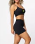 Top Fitness Ascent em Poliamida Preta