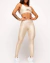 Calça Legging Transpassada Essence - Nude - comprar online