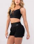 Short Duplo com Barra em Tule - Preto - comprar online