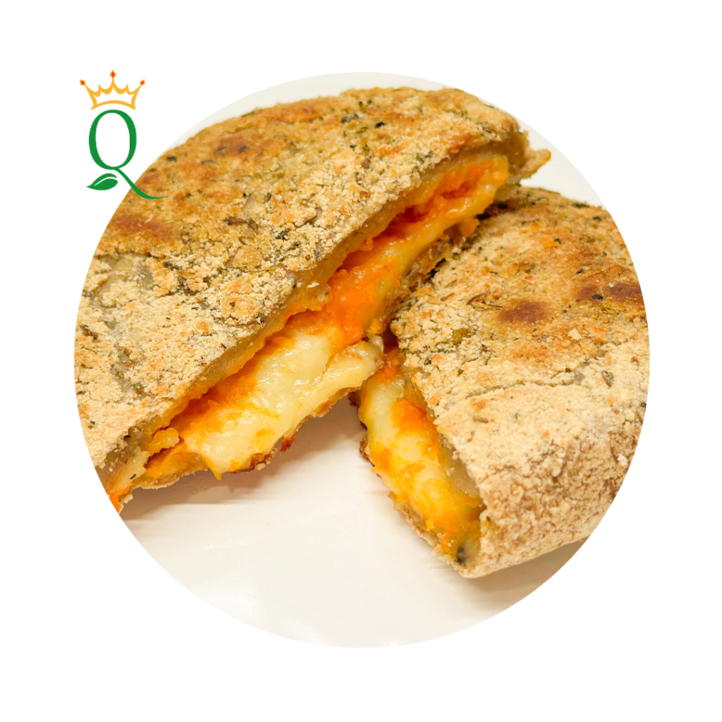 Medallones de soja rellenos calabaza & queso x 4 u.