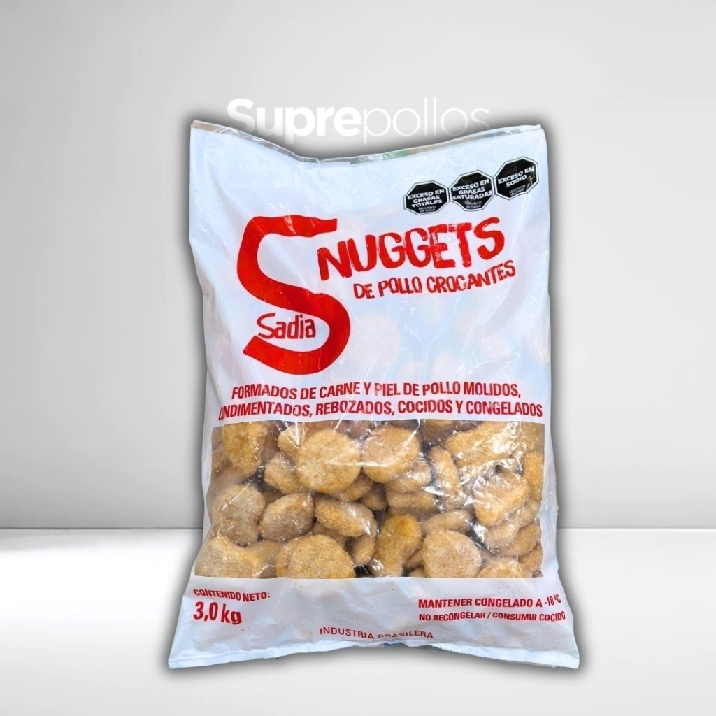 Nuggets rebozadas 3 Kg. Sadia