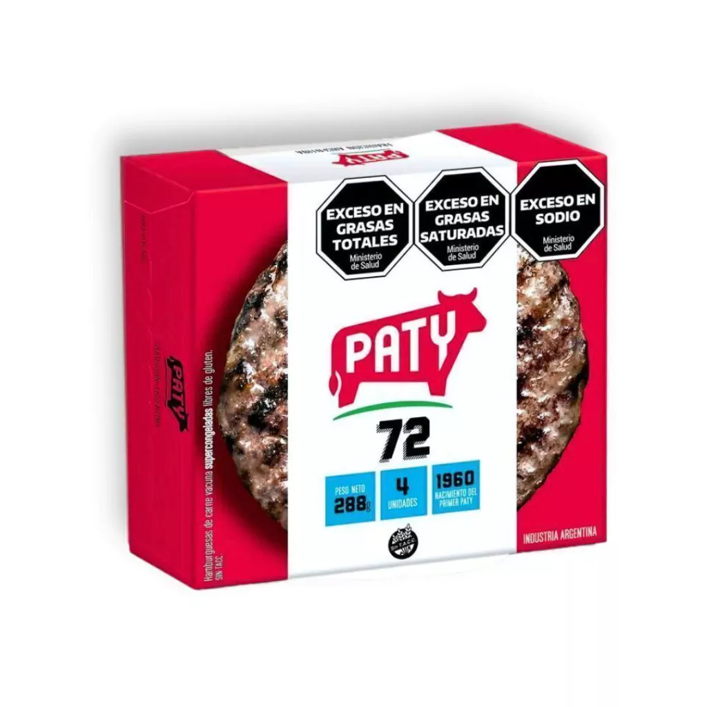 Paty clásico x 4 u.