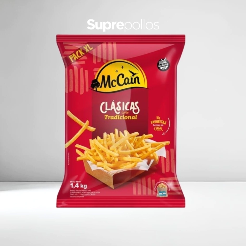 Papas tradicionales x 1,4 Kg. Mc Cain