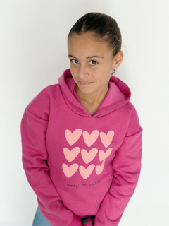 MAXIBUZO MULTICORAZONES Friza Nena con capucha - comprar online