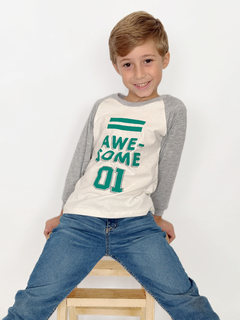 REMERA SOME MANGA RANGLAN - comprar online