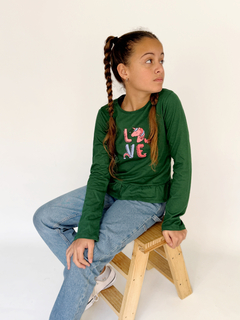 Imagen de REMERA LOVE VOLADOS