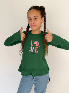 REMERA LOVE VOLADOS - tienda online