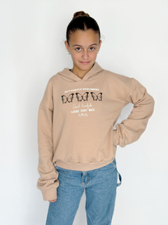 Maxibuzo MARIPOSAS Friza Nena con capucha - tienda online