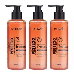 Sabonete Liquido Corpo e Rosto Poran Pêssego e manteiga de Karité - ENmakeup Store