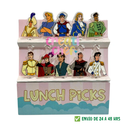 Picks acrílico Principes Disney