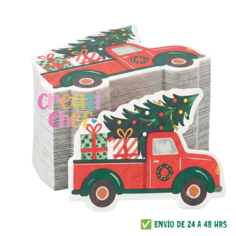 Servilletas Camioneta Navidad