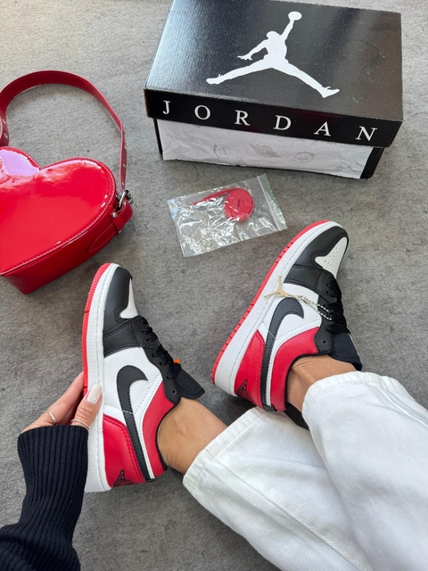 JORDAN LOW PRIME VERMELHO/PRETO - comprar online