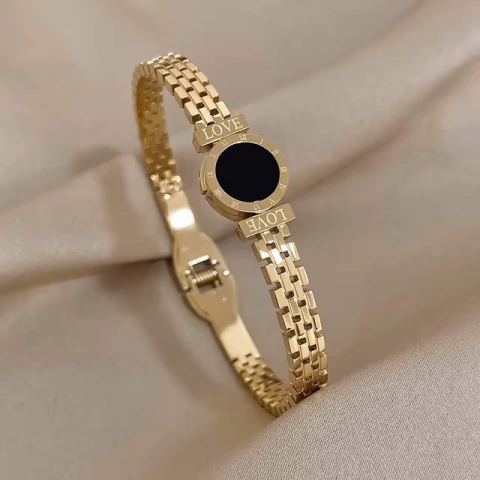 Pulsera Brazalete Acero Mujer Hombre BLG