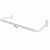 Arara Fixa de Parede Tubo Redondo 80 CM - comprar online