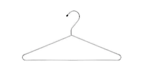 Cabide Cromado Infantil 3 mm 15 x 30 cm