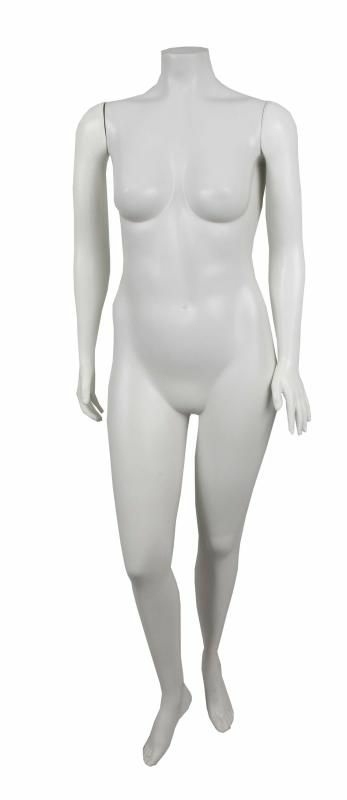 Manequim feminino adulto fitnes definido