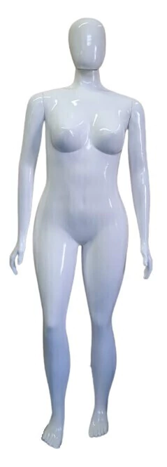 Manequim Smart Feminino Plus Size Braço Reto c/Base,