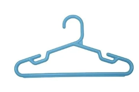 Cabide Plástico Infantil Cavado Azul