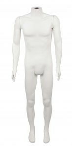Manequim plástico R.24 masculino sem cabeça - sem base