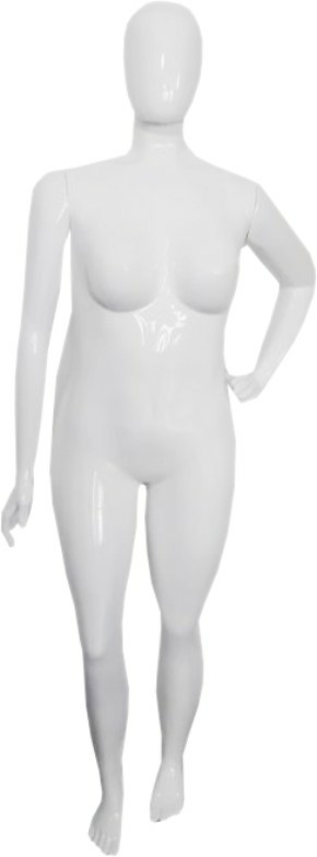 Manequim Smart Feminino Plus Size mão Cintura+Base,