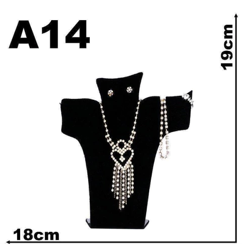 Expositor Veludo para Colar Busto Elegance Pequeno