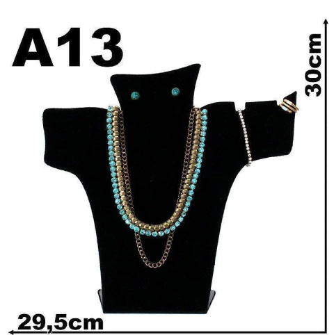 Expositor Veludo para Colar Busto Elegance Grande