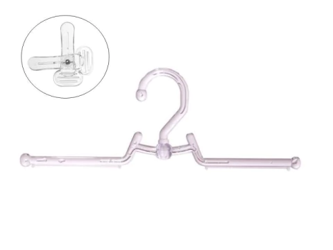 Kit Cabide Acrílico Boutique Saia Calça Com Presilha 40cm (000503)