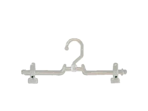 Kit Cabide Acrílico Saia Calça Giratório - 36 x 16 cm (000518)