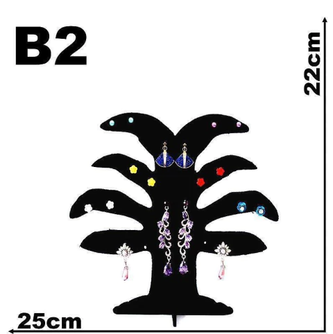 Expositor Veludo para Brinco Árvore Média