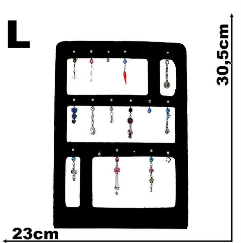 Expositor Veludo Piercing L