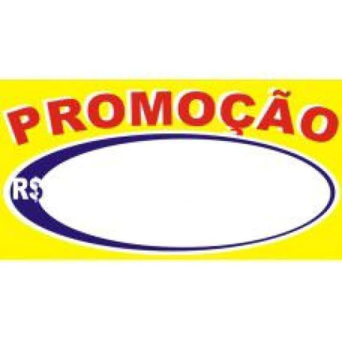 Placa Oferta/Promoção - 70 mm x 37 mm - Pct 50 Unid.