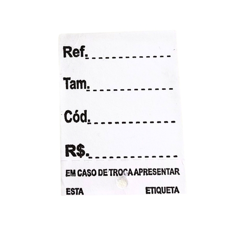 Etiqueta Adesiva Rolo 08 s - 30mm x 40mm