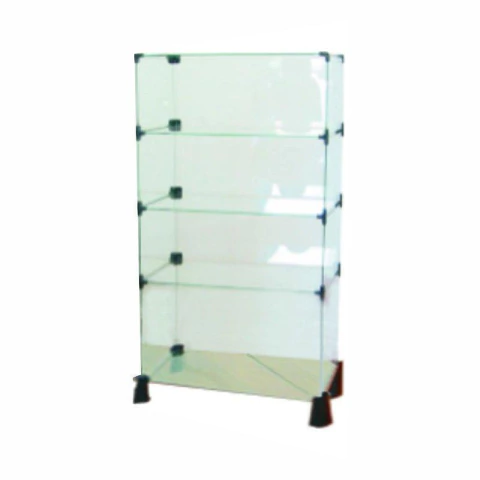 Modulado Vidro 60x40x95 30/20/20/20 c/pé branco