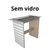 Balcão Arara com Painel - 100 x 110 x 60 cm em MDF - MMF EXPOSITORES