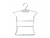 Cabide Acrílico Corpo Bebe - comprar online
