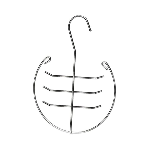 Cabide Cinto E Gravata Cromado