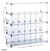 Baleiro Modulado de Vidro 4 divisórias- 60x60 cm - comprar online