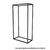 Móvel Estrutura Inicial Tubo Crem 450x640x2200 mm - comprar online