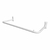 Arara Fixa de Parede Tubo Redondo 80 CM - comprar online