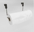 Suporte Papel Toalha Para Porta Otimize Preto Or01 - comprar online