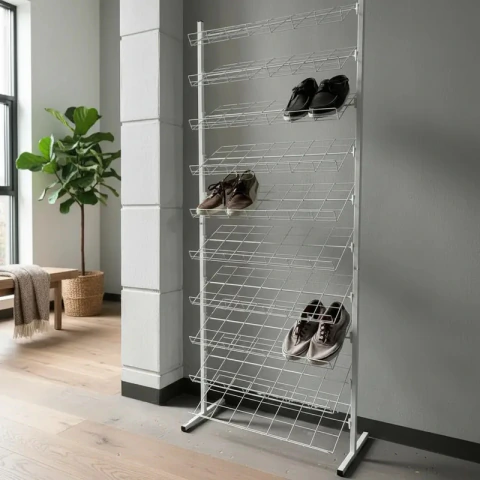 Sapateira Desmontavel 30 pares 67 x 42 x 200 cm - MMF EXPOSITORES