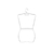 Cabide Transparente Manequim Infantil - loja online