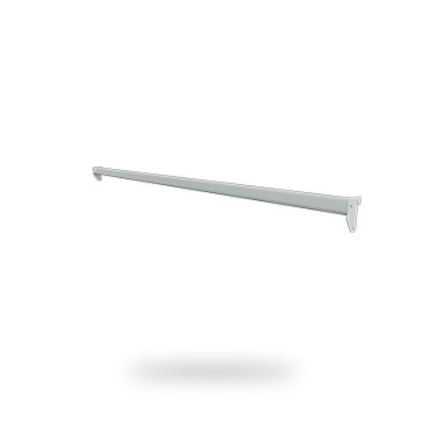 Barra Fixa Triho Cremalheira Tubo Oblongo 120 cm branco